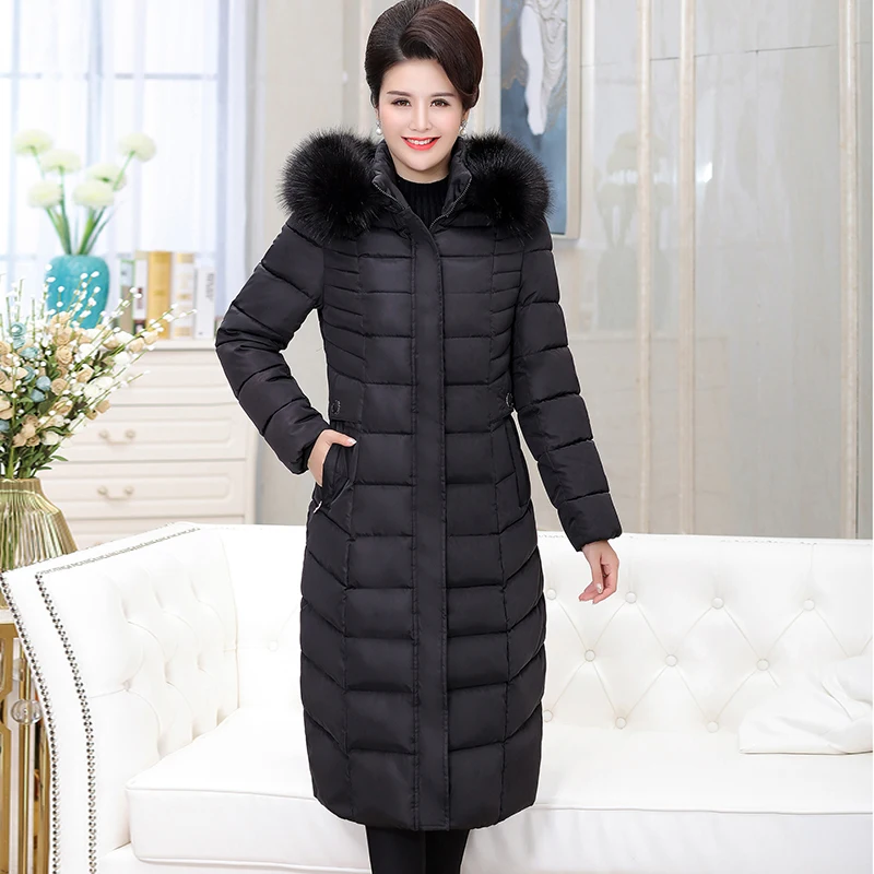 Распродажа, меховая куртка на молнии с карманами для женщин среднего возраста, куртка с длинными рукавами, толстое пальто, увеличивающее рост, хлопковая ветровка с капюшоном