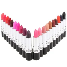 20 элегантных цветов макияж блеск для губ матовый женский увлажняющий крем стойкий Для губ практичная Косметическая Помада прибл. 20X70 мм
