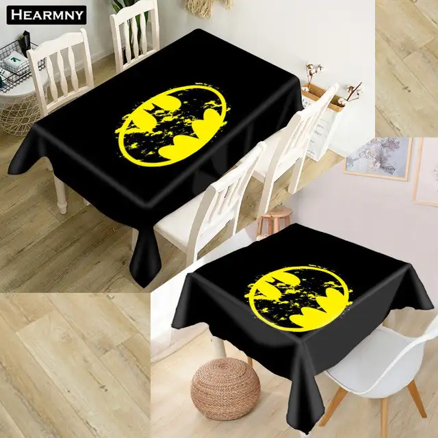 Custom Batman Tablecloth Decorations Home Rectangular Party Table