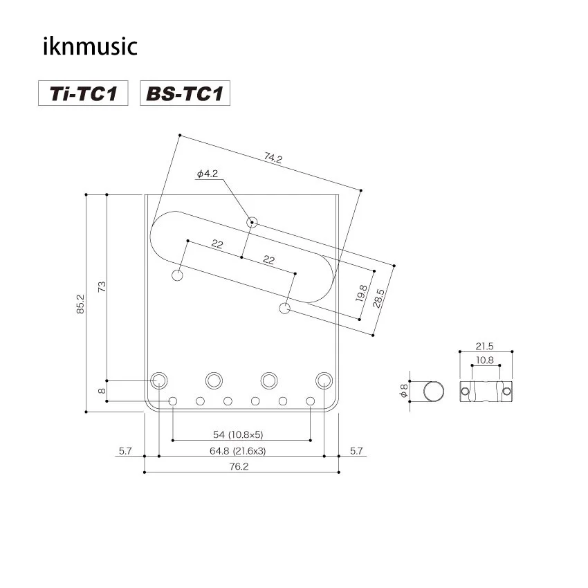 GOTOH BS-TC1 винтажный мост ''In-Tune'' латунь дугообразная рамка для гитара Tele