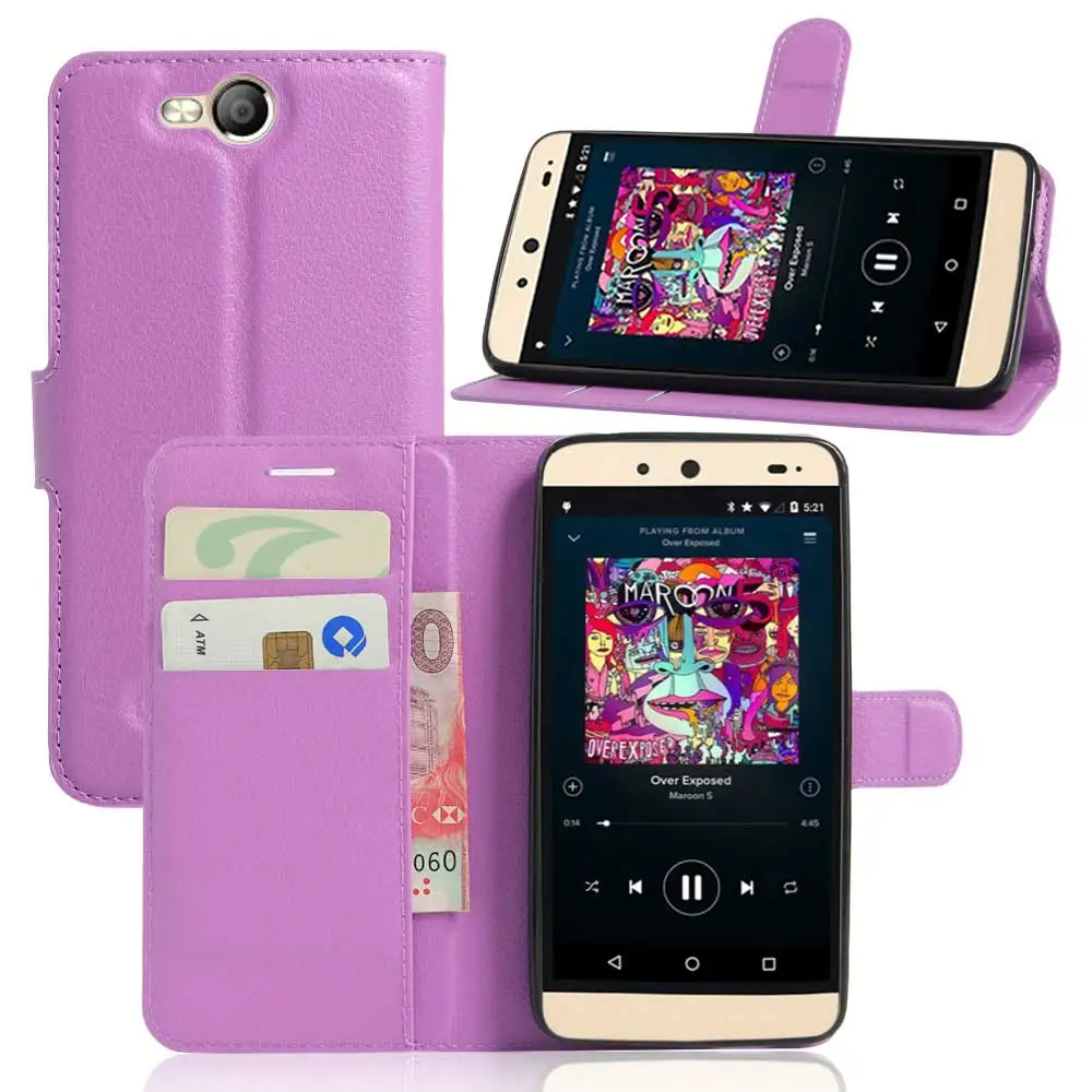 

YINGHUI Wallet PU Leather Flip Cover For Blu Evergy X 5.0 Inch Phone Case Bags For Blu Evergy X With Stand And Card Holder