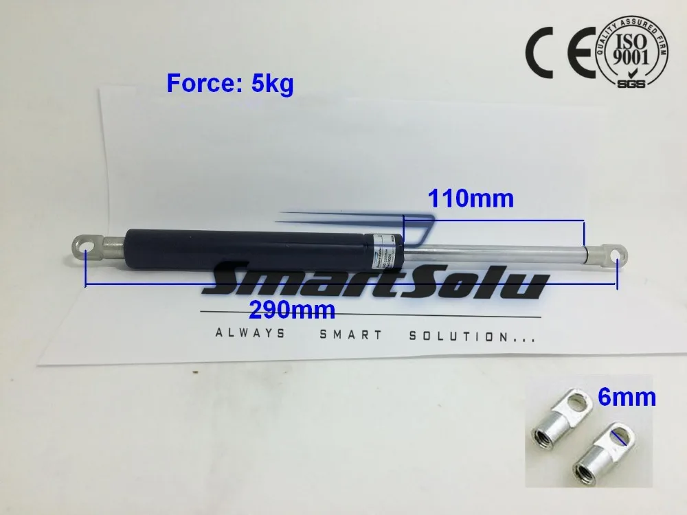 

Free Shipping 290mm Length Gas Spring for Office Chair/Chair Part Gaslift 5kg