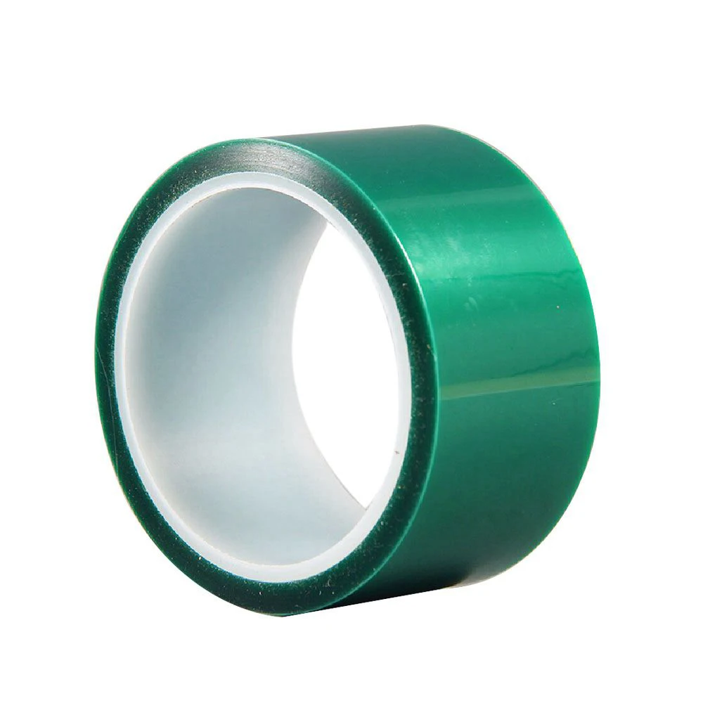 

Heat-resistant PET High Temperature Green Masking Shielding Tape For PCB Solder Plating Insulation Protection