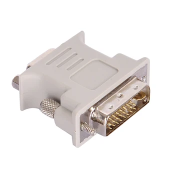 

DVI-I DVI-A Male to VGA SVGA HD 15 pin Female Analog Video Adapter for Graphics Card GPU Laptop,DVI to VGA LED Monitor Adapter