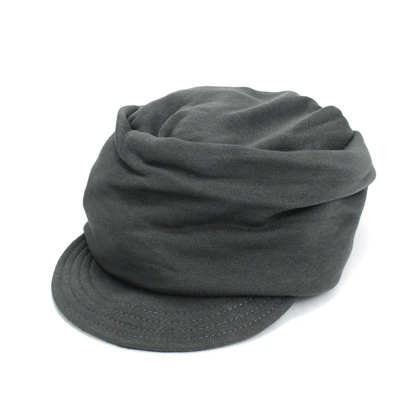 MAOCWEE, зимние женские шапки для мальчиков и девочек, повседневная шапка в стиле хип-хоп, вязаная теплая Женская шапка Skullies Beanie, модная мягкая шапка - Цвет: Dark gray