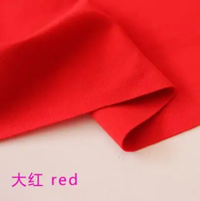 ZENGIA Аксессуар 50x150 см эластичная спандексная ткань, эластичный трикотаж эластичная трикотажная ткань, юбка/бикини водоотталкивающая ткань - Цвет: red