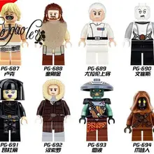 HAO gao Le 80pcPG8037 Luke Skywalker Admiral Wullf Yularen Asajj Ventress Han Solo Embo Jawa кубики, детские игрушки