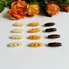 50pcs Long 20MM 2-Holes Garment Wooden Button DIY Lovely Cartoon Clothes Accessories 2