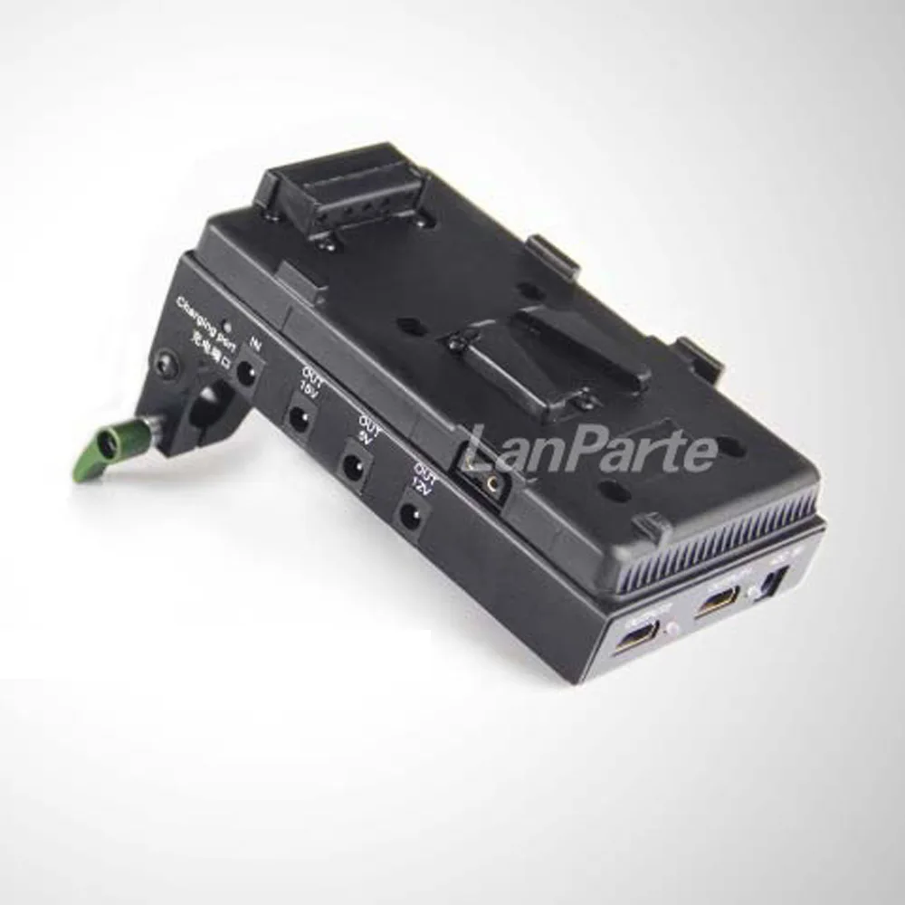 Lanparte VBP-01 V-накладной замок пластина для установки аккумулятора HDMI сплитер+ LP-E6 манекен Батарея для Canon EOS 5D Mark IV 6D 7D 80D 70D