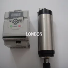 ER20 2.2KW водяное охлаждение cnc фрезерного шпинделя 24000 об/мин+ 1 шт 2.2KW частотно-регулируемым приводом инвертор