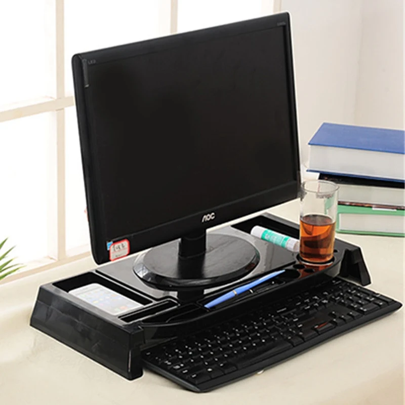 

High Quality Keyboard Shelf Computer Monitor Increase Rack LCD Screen Base Office Desktop Storage Work Supplies