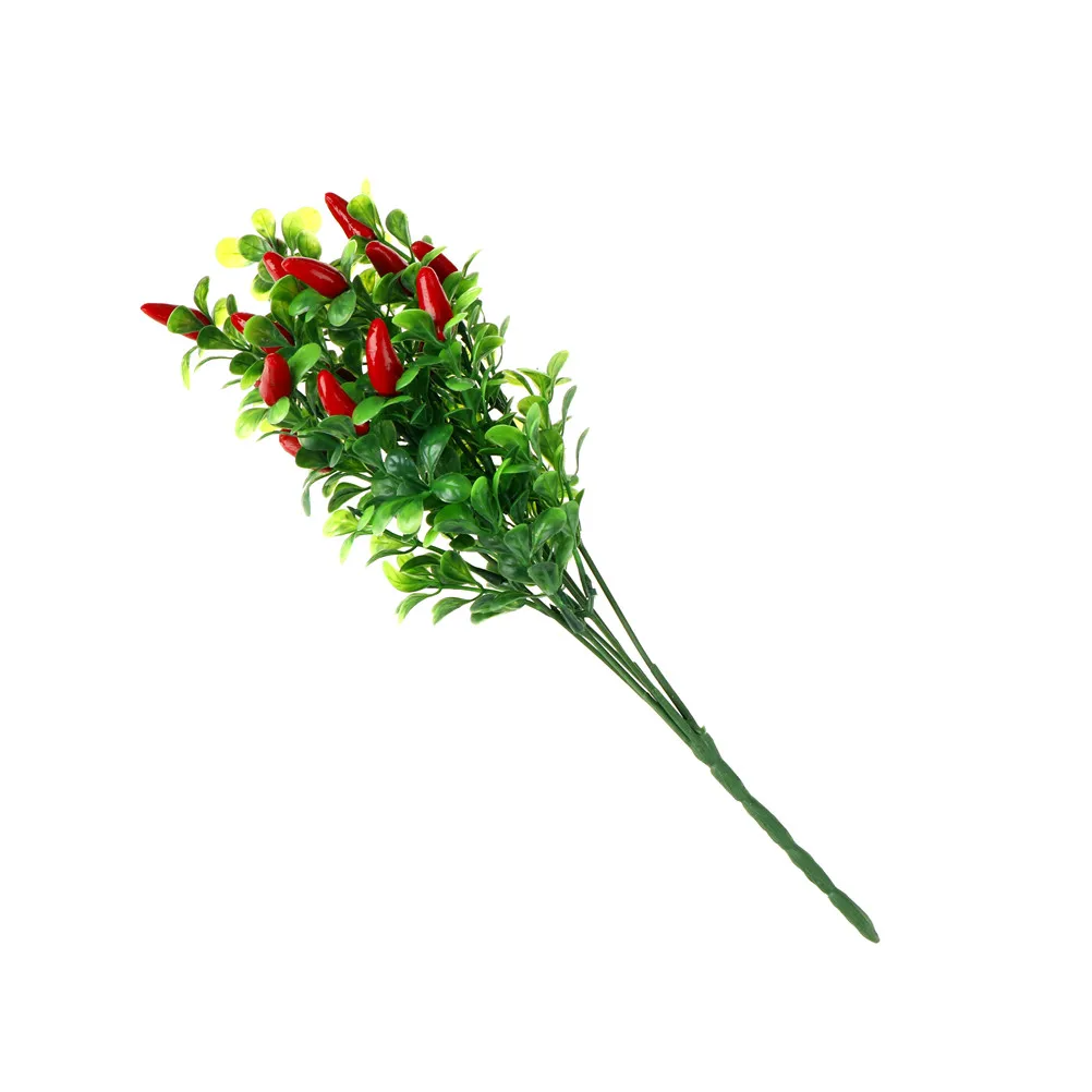 Buy 1 Pcs Plastic Pepper Bunch Simulation Peppers