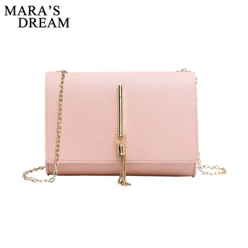 

Mara's Dream 2019 Ladies New Fashion Europe and The United States Trend Handbag Shoulder Bag Velvet Pendant Tassel Messenger Bag