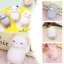 10pcs/pack HOT Lazy Sleep Cat Phone Straps Accessories Mini Mochi Cute Animals Squishy Toys Soft Squeeze Kid Toy Fun Joke Gift