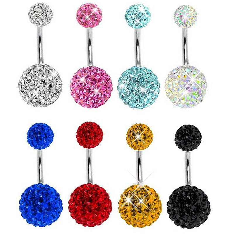 Buy Body Piercings Jewelry,Fashion Steel Rhinestone