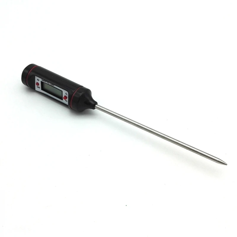 

High quality Electronic Thermometer With Stainless Steel Sensor Probe Flash Barbecue Fork Baking Food Handheld Thermometer