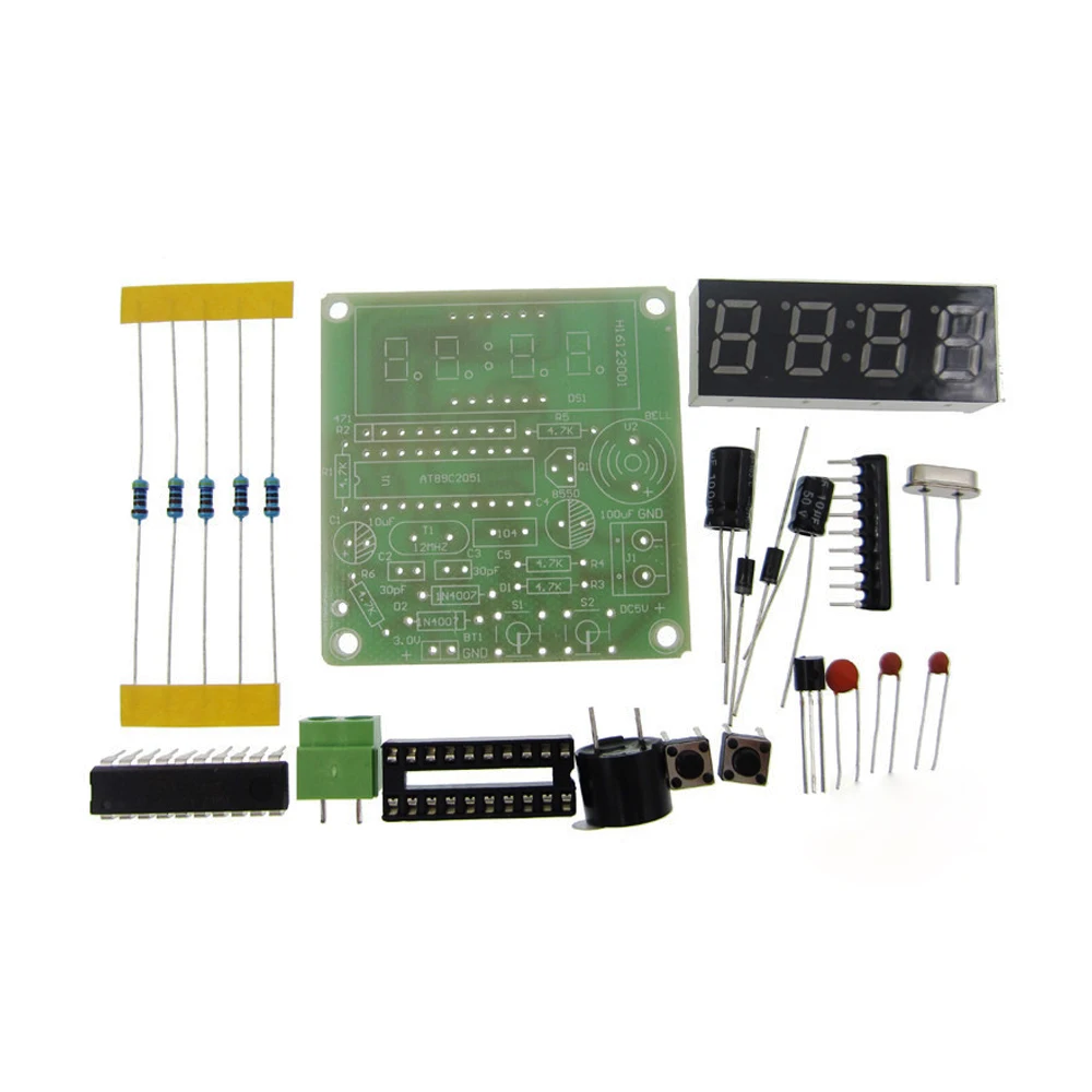 

High Quality C51 4 Bits Electronic Clock Electronic Production Suite DIY Kits