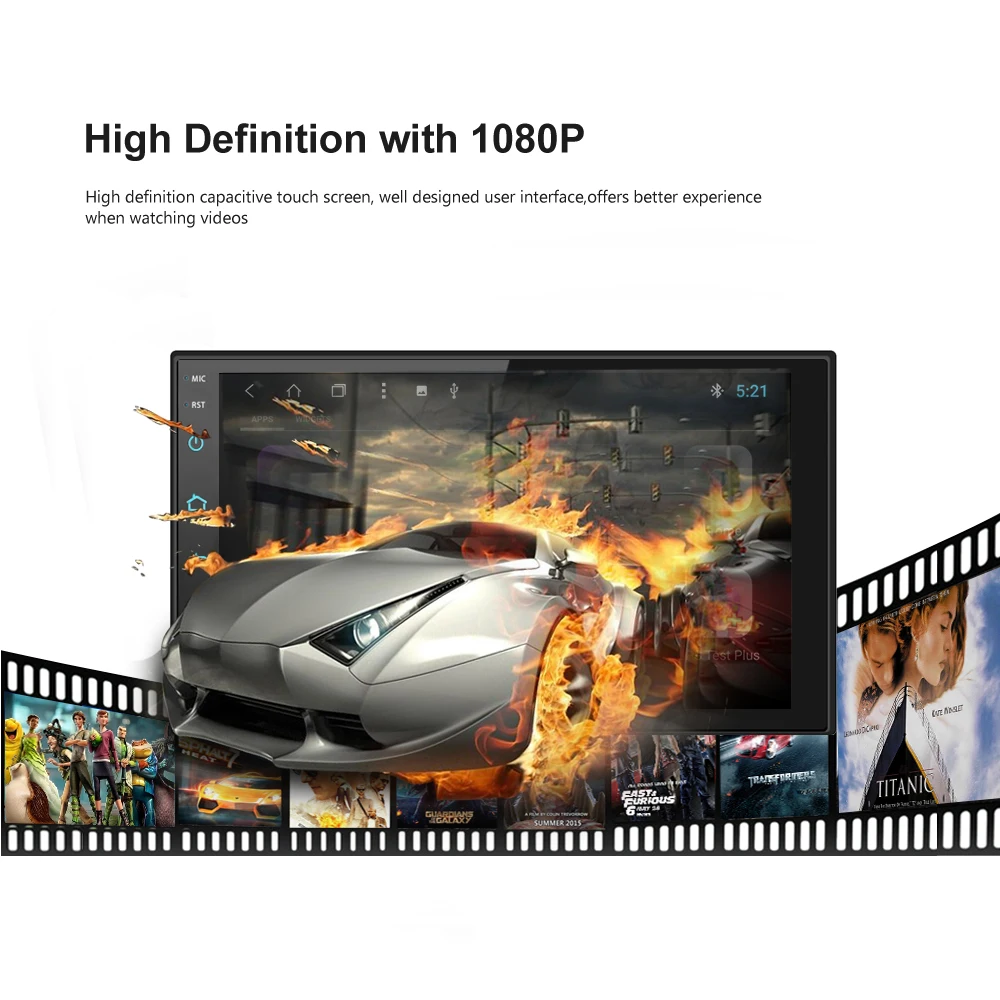 Discount 7" Android 8.0 Octa Core 2G+16G Universal Double 2 Din no dvd Car Audio Stereo GPS Navigation Radio Kits Car Multimedia RDS 2