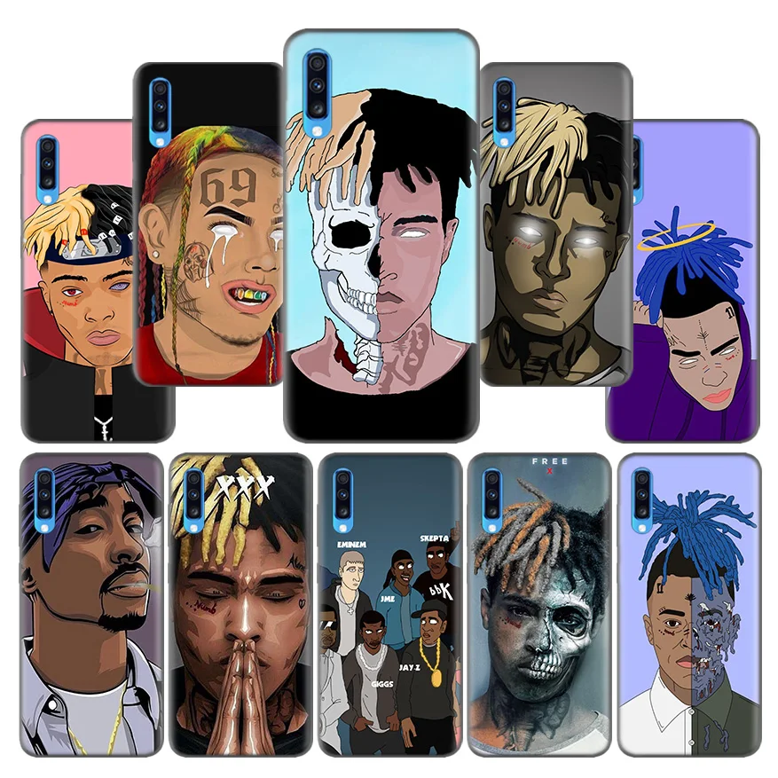 

Rap Singer XXXTentacion MC Pattern Case Capa Coque for Samsung Galaxy A10 A20 A30 A40 A50 A60 A70 A80 A20e A6 A8 A7 A9 Plus 2018
