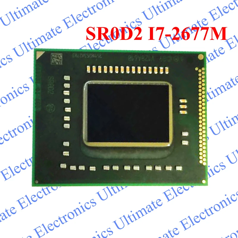 

ELECYINGFO Used SR0D2 I7-2677M SR0D2 I7 2677M BGA chip tested 100% work and good quality