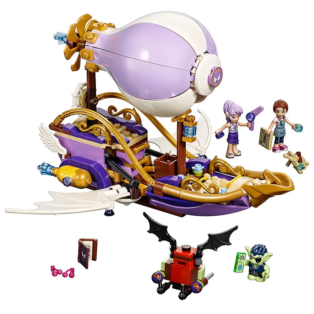 

Aira's Airship & the Amulet Chase Compatible Legoe Elves 41184 Friends Building Blocks Bricks Model toys for children Girl Gift