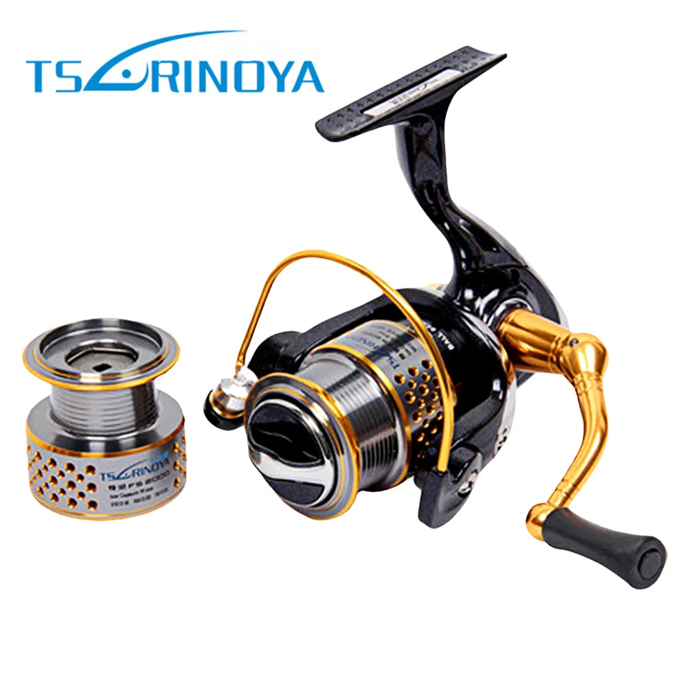 

TSURINOYA F2000 5:2:1 Metal Spinning Fishing Reel Reels Fishing Tackle Lure with One Way Clutch