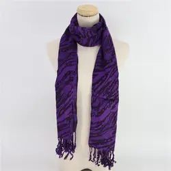 Jinjin. QC женский шарф шарфы для женщин животных печати Фиолетовый Цвет Вискоза материал Отличное качество модные стильные сезон: весна-лето