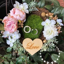 shipping1pcs по индивидуальному заказу; цвет розовый; реквизит для фотосессии для помолвки, свадьбы украшения резино-клиновой Подушка с рисунком гнезда брак хорошая идея