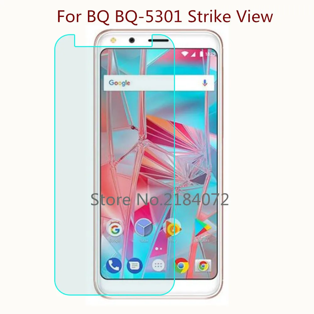 

9H 2.5D Screen Protector Glass Phone For BQ BQ-5301 Strike View Tempered Glass SmartPhone Front Film Protective Screen