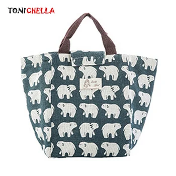 

Portable Insulation Bag Feeding Food Milk Bottle Warmer Bear Pattern Large Mummy Breast Milk Thermal Kettle Casual Tote BB5034