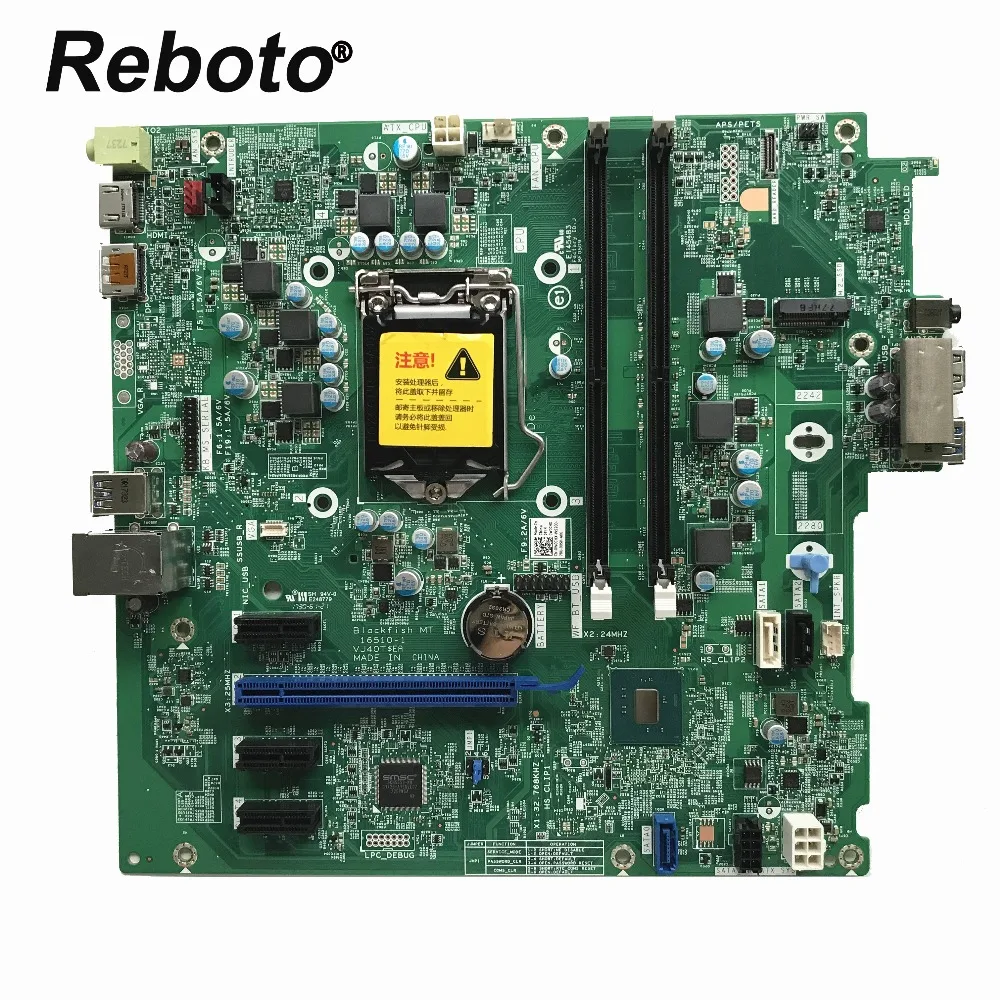 Reboto High quality For DELL Optiplex 3050 MT Desktop Motherboard LGA1151 CN-0W0CHX 0W0CHX W0CHX B250 DDR4 100% Tested Fast Ship