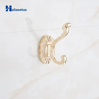 

Bathroom Classic Single Tail Towel Hook Robe Hooks Bathroom Accessories Clotheswall Mount Single Hanger HK-6016 FREE SHIPPING