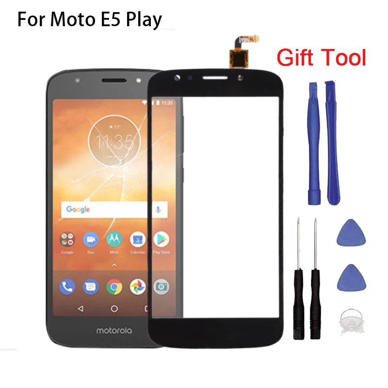

Touchscreen Sensor For Motorola Moto E5 Play Touch Screen Glass Digitizer Front Touch Panel Replacement With Stickers Tool