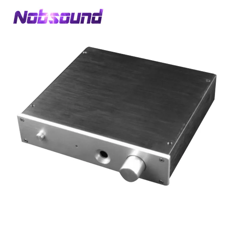 Nobsound black Aluminium Case Amplifier Enclosure Headphone Amp Chassis