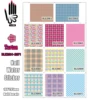 11 Sheets/Lot Nail Art BLE2061-2071 Full Cover Grid design Nail Water Transfer Sticker Nail Art Decoration(11 DESIGNS IN 1) 1