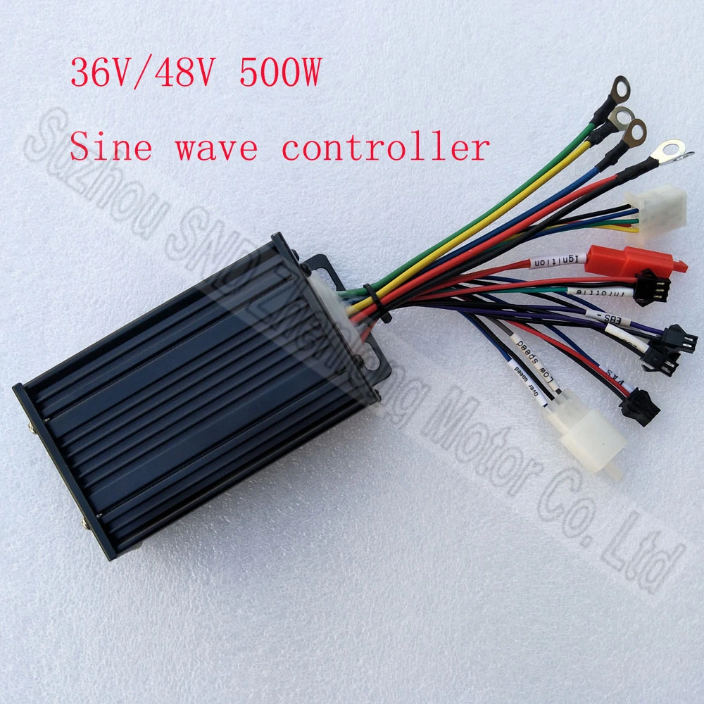 

e-bike controller sine wave 36V/48V 450W/500W 25A 6mosfet with PAS function suit for brushless motor G-K1107