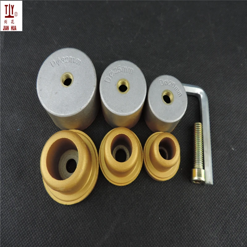 Free shipping Tool Plumber DN20 32mm Golden 3pcs Die Head welding parts