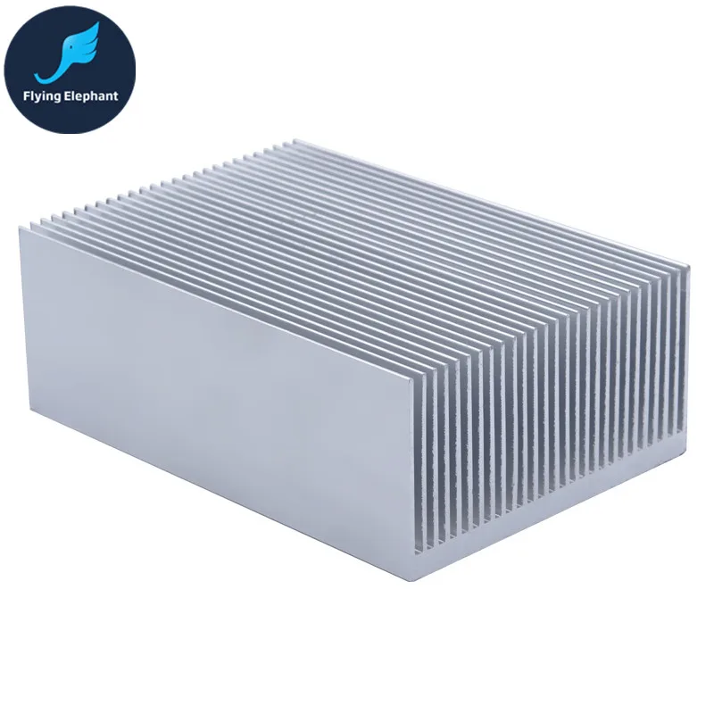 Electronic Radiator Aluminum Dense Teeth Heatsink Extruded Heat Sink Computer Water Cooling System 100 130 150 200 300x69x36mm