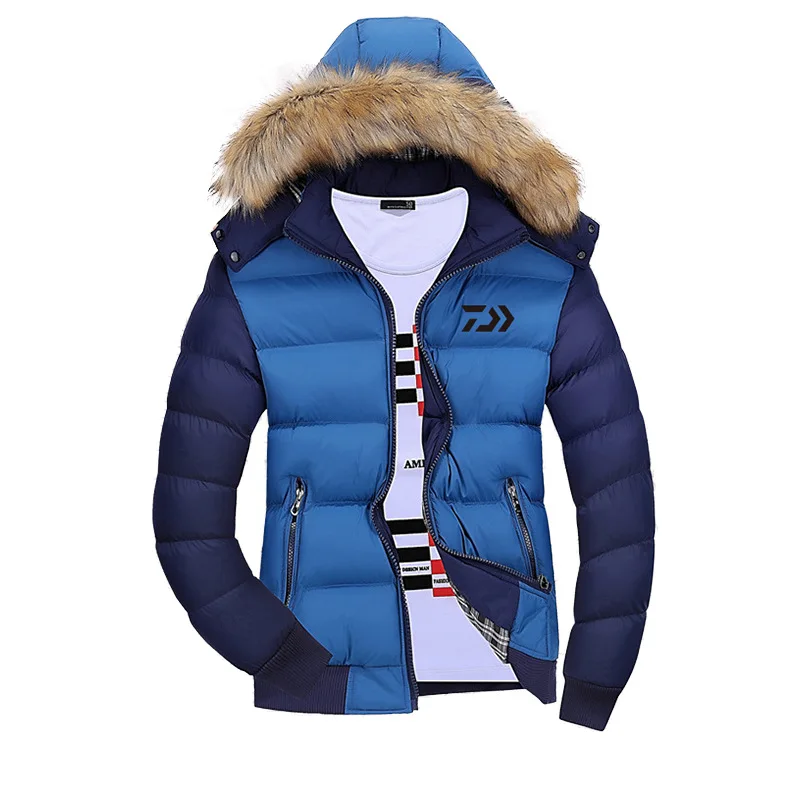 

2019 NEW DAIWA clothes coat Autumn And Winter down jacke DAWA Hooded Keep warm thicken Breathable outdoors DAIWAS Free shipping