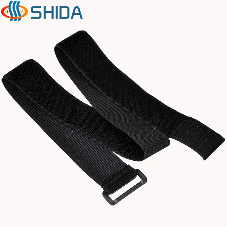 

5pcs 5cm Width 20 - 90 cm Length Stretch Elastic Cable Ties Hook and Loop Magic Fastener Tapes Nylon Strap with Plastic Buckle