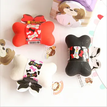

1pcs/lot kawaii cute Bone rubber eraser creative stationery office school supplies papelaria kids gift learning supplies