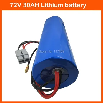 

New Arrival 2000W 72V battery 72V 30AH electric bicycle lithium battery Use Samsung 18650 cell 30A BMS 84V 2A Charger