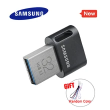 SAMSUNG USB3.1 Flash Drive FIT Plus 32 г 64 г 128 г 256 г накопитель Крошечный Pendrive Memory Stick устройство хранения U диска мини Flashdrive флэшка флешки флешка