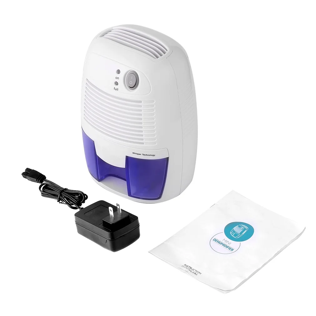 

Mini Dehumidifier for Home 500ML Moisture Absorbing Air Dryer with Auto-off and LED indicator Air Dehumidifier Garage Damp