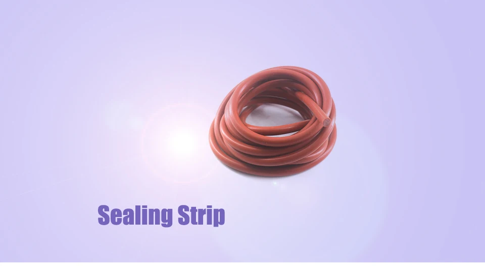 1 метр этиленового пропилен-каучука прокладки красного цвета из ...