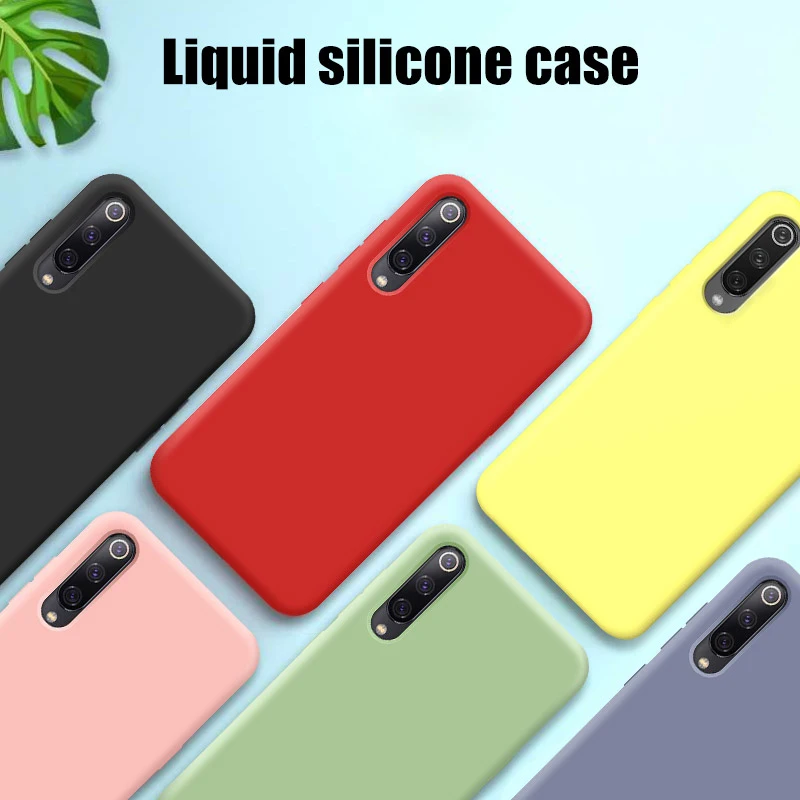 

For Samsung A50 Case Luxury Liquid Silicone Case For Samsung Galaxy S10 Plus S10e A70 A30 A40 A60 A20 on A 50 30 70 40 60 Cover