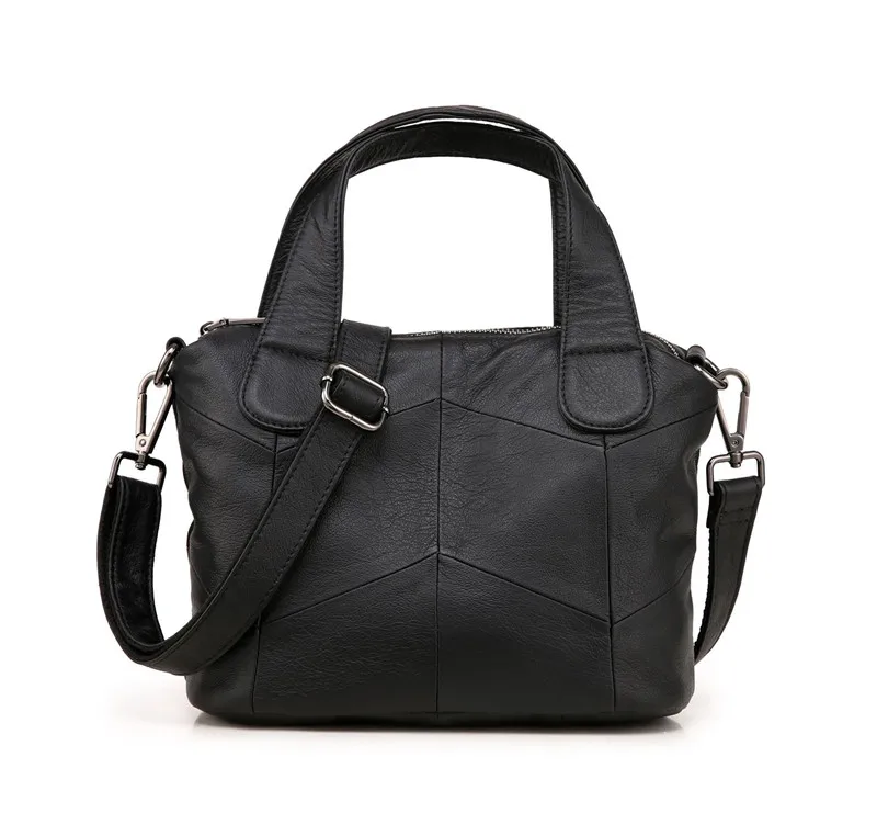 MJ Women Genuine Leather Bag Female Real Cow Leather Handbag Small Tote Bags Ladies Shoulder Handbag Messenger Bag for Women (3)