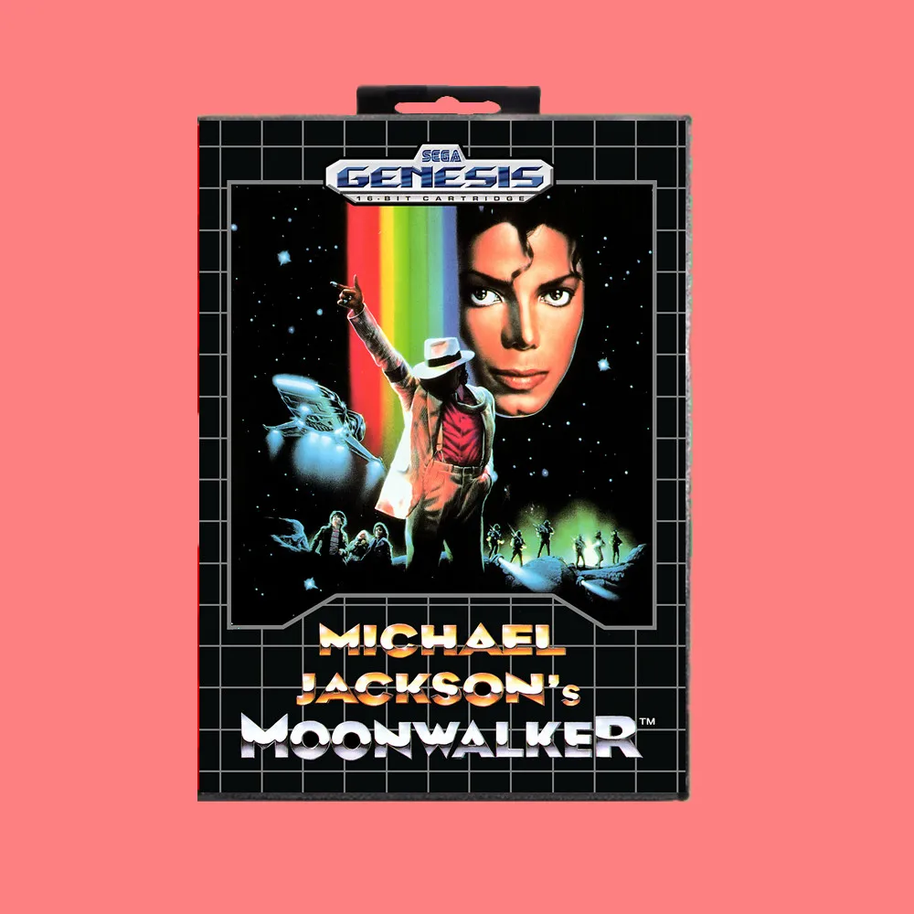 

Moon walker 16 Bit MD Game card with Retail Box For Sega Genesis & Mega Drive