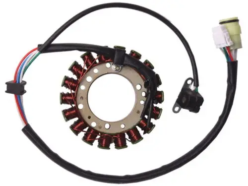 Катушка статора мотоцикла для генератора Yamaha RHINO 660 YXR660 2004 2007 05 06|Зажигание