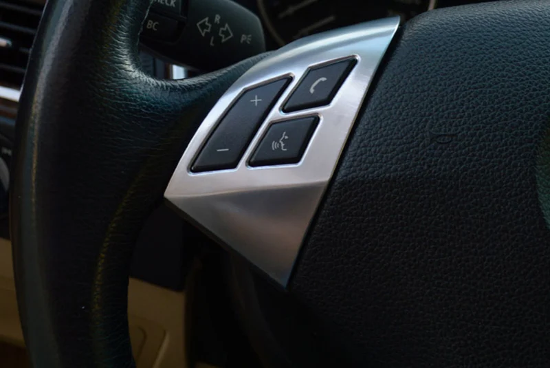 Автомобильный Стайлинг рулевое колесо кнопки рамка со стразами украшения Чехлы наклейки Накладка для BMW 5 серии E60 интерьер авто аксессуары